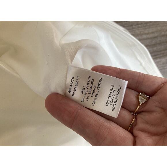 NWT ACOA sexy white Mini skirt and bandeau set size L vacation bride honeymoon - Picture 6 of 7